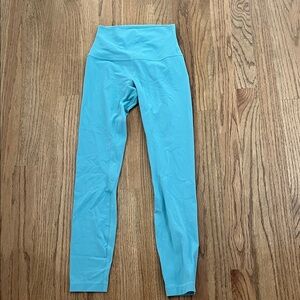 Lululemon Blue High-Waisted Leggings
